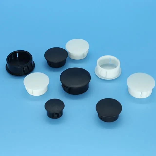Black And White Button Nylon Plug